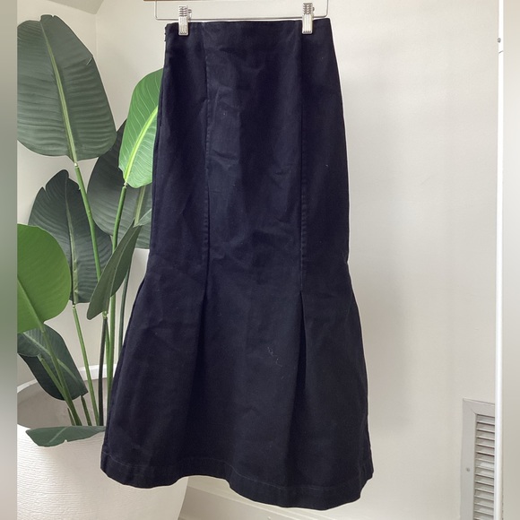 Khaite Levine Denim midi skirt - Picture 4 of 5